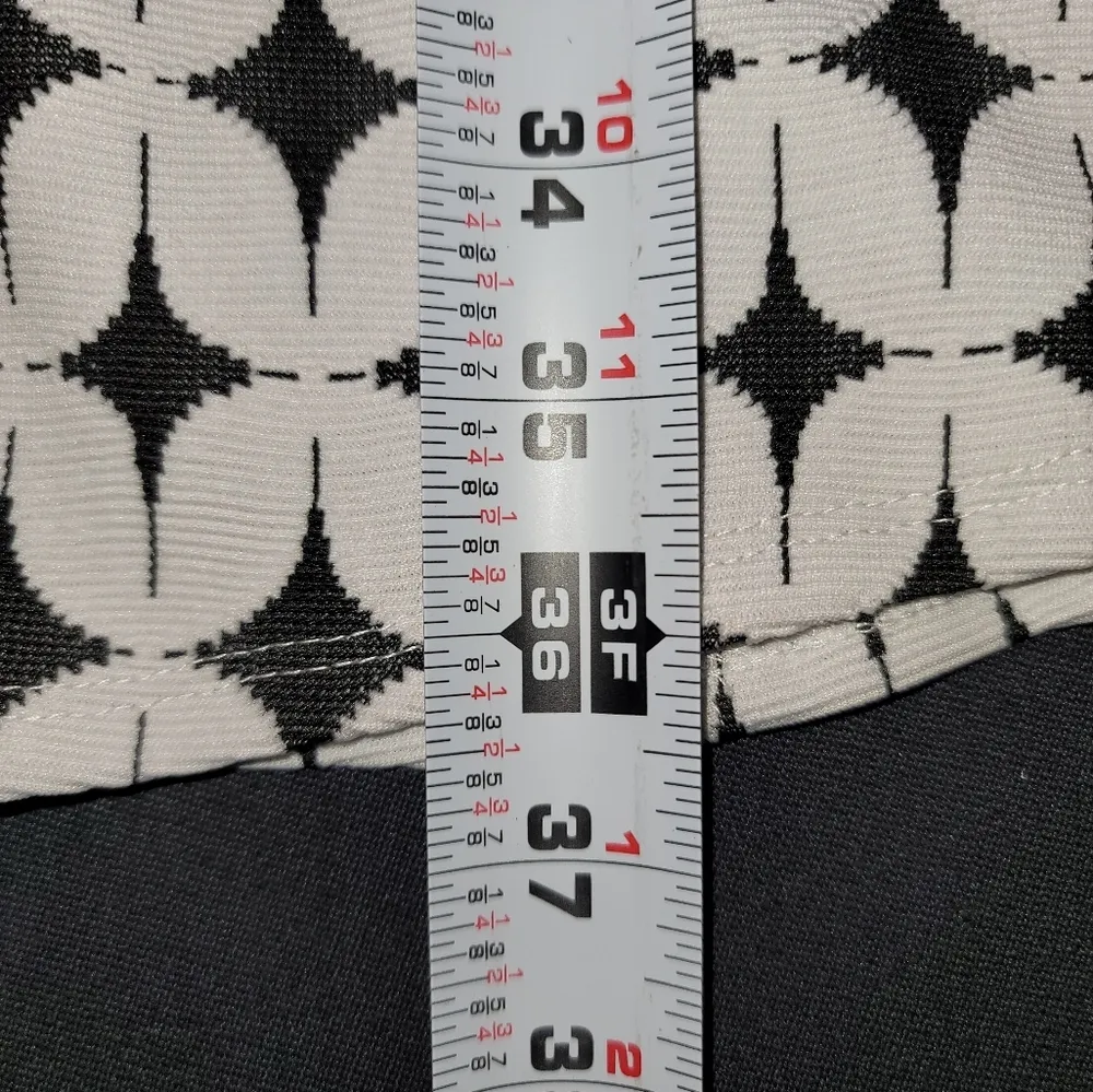 Karen Kane Black/White Fit/Flare Scuba Dress XS - Image 16