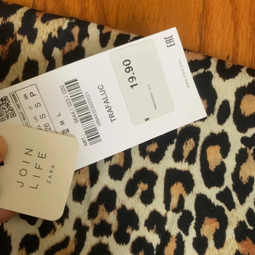 zara leopard boydcon dress small - Image 3