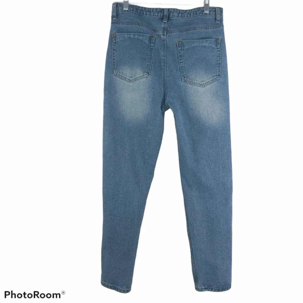 Nasty Gal Distressed High Waisted Mom Distressed Jeans 8 - Image 2