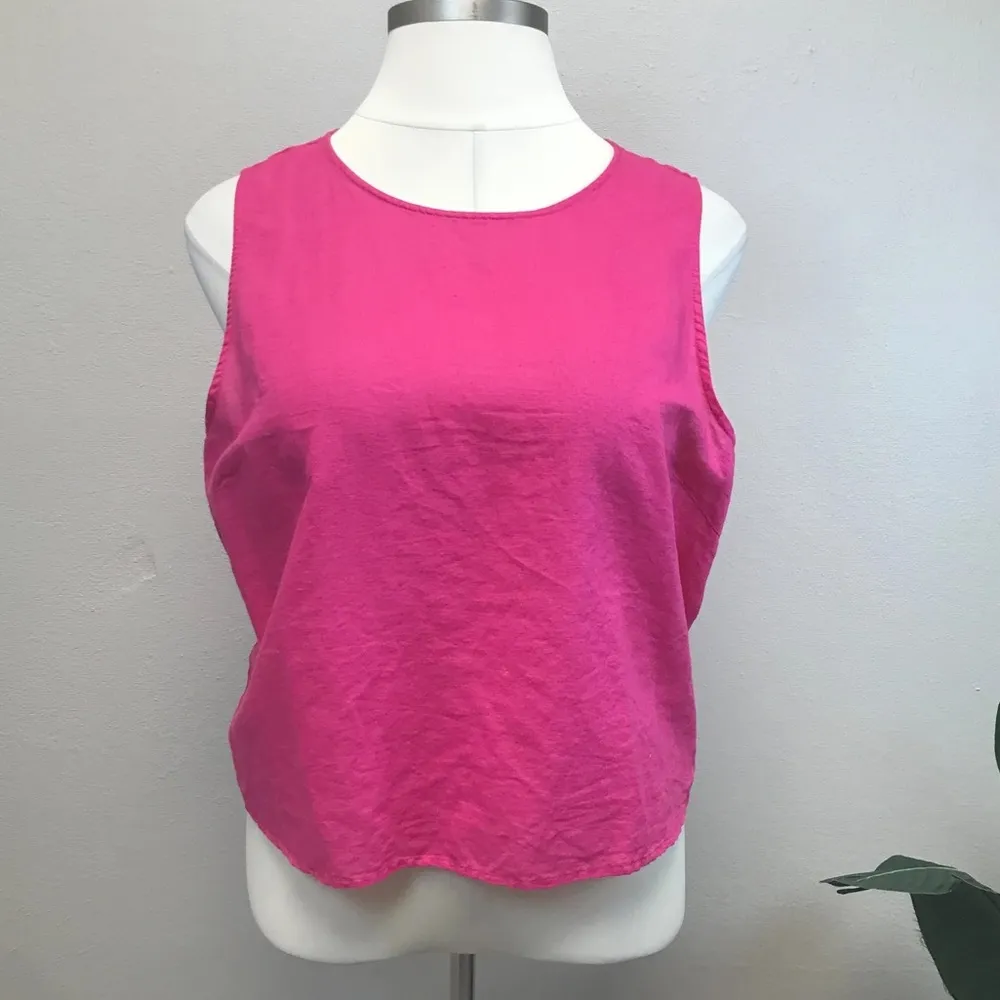 J. Crew Linen Tank Top - Size 3X - Image 2