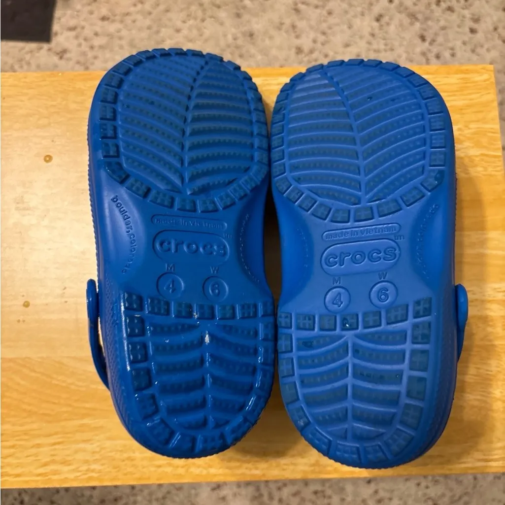 Crocs Disney Parks Clogs Shoes Mickey Mouse & Co. COBALT BLUE Adult M4/W6 - Image 6