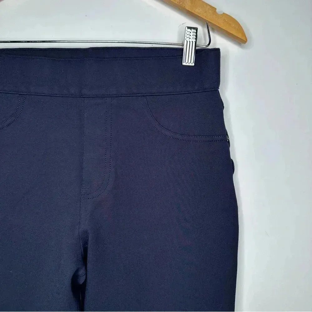SPANX Classic Navy Perfect Pant Ankle 4 Pocket Size Medium - Image 5