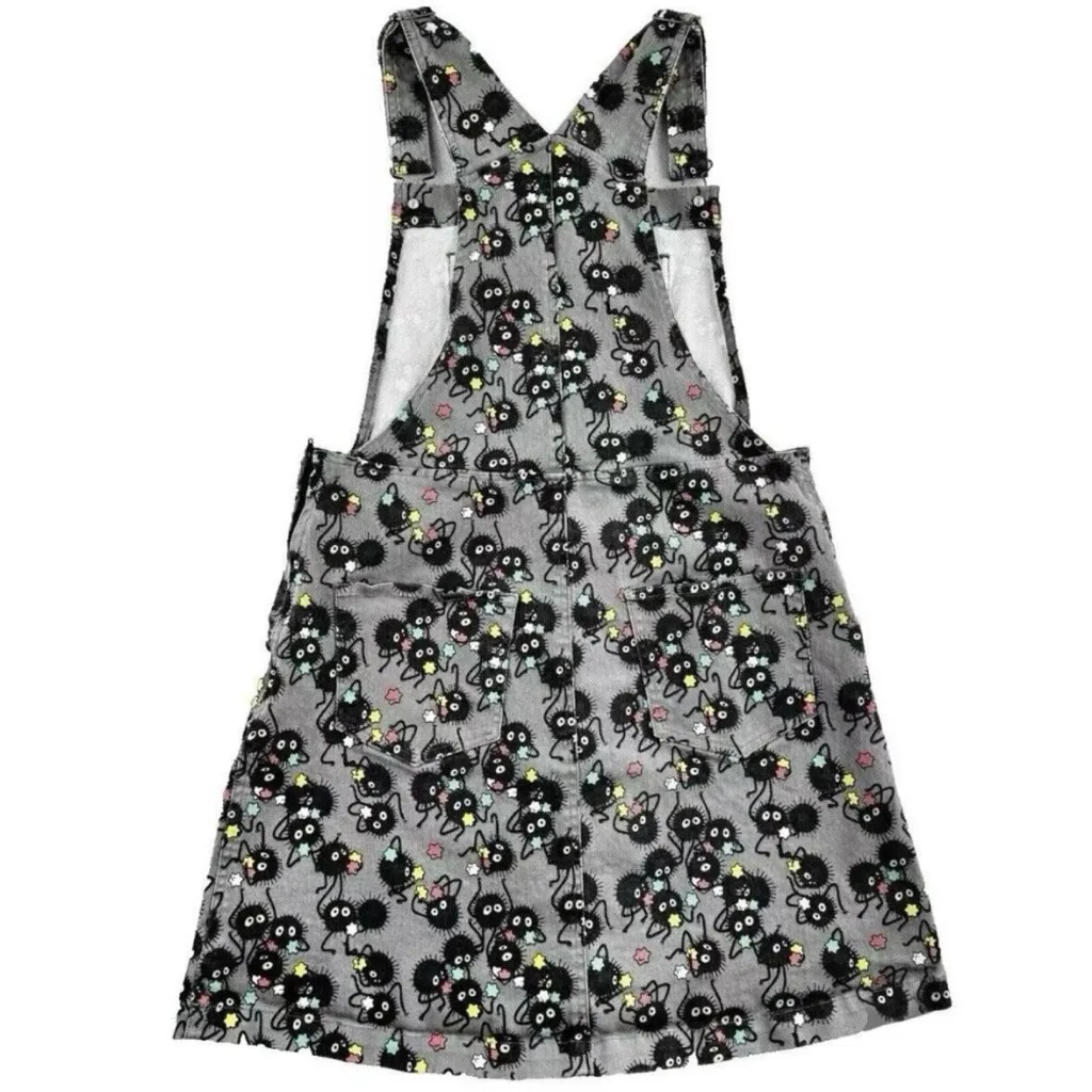Studio Ghibli Spirited Away Soot Sprite
Dress Women's 3X Overall Skirttall Anime - Image 2