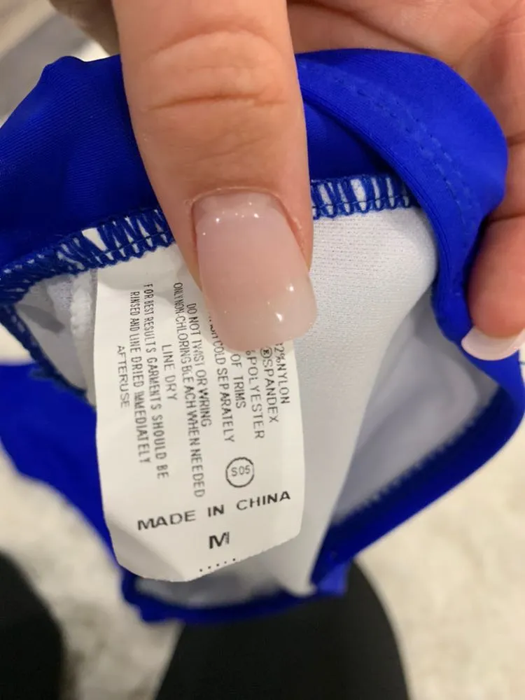 Amazon Cobalt Blue Bikini - Image 3