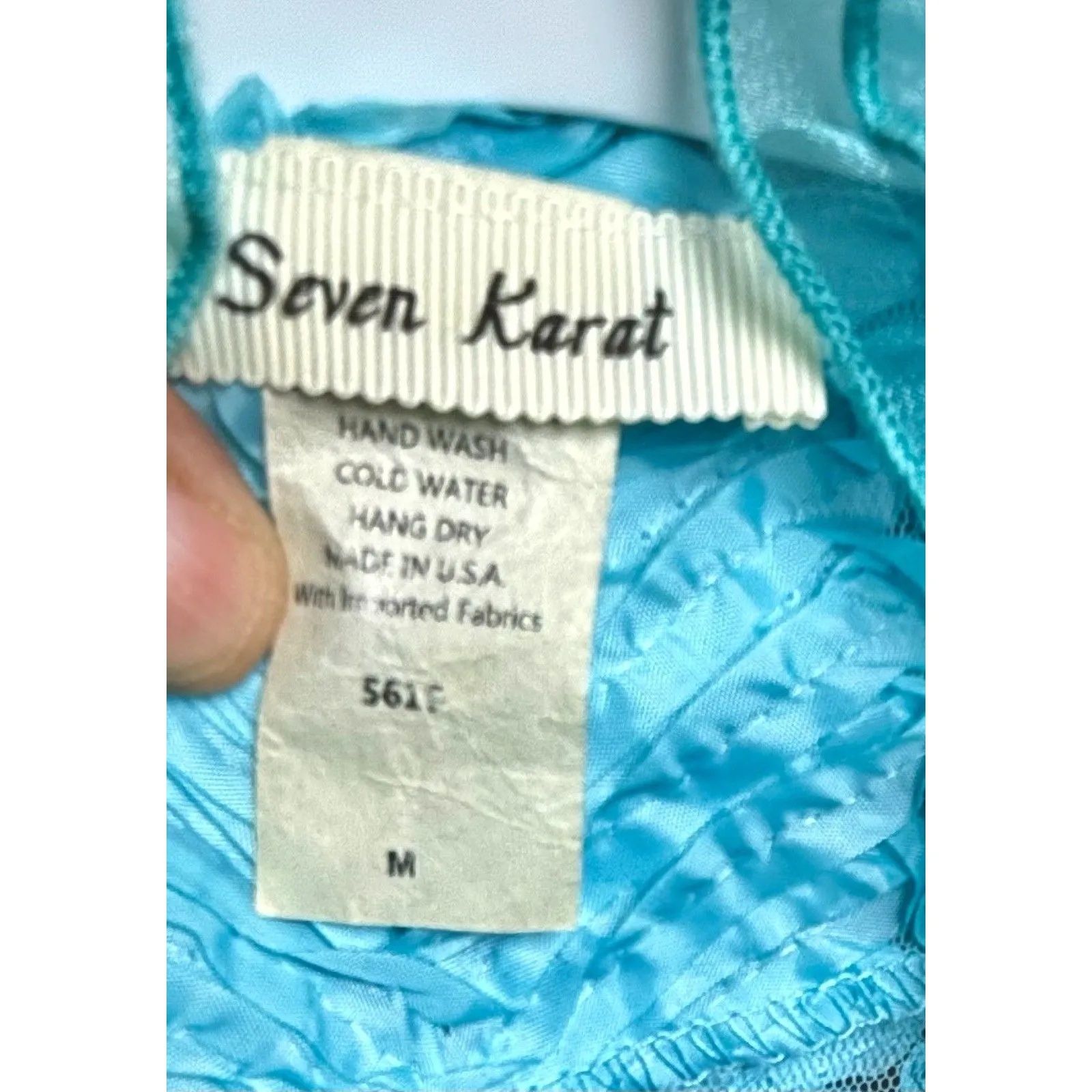Seven Karat Vintage Y2K Blue Sheer 2 - Image 7