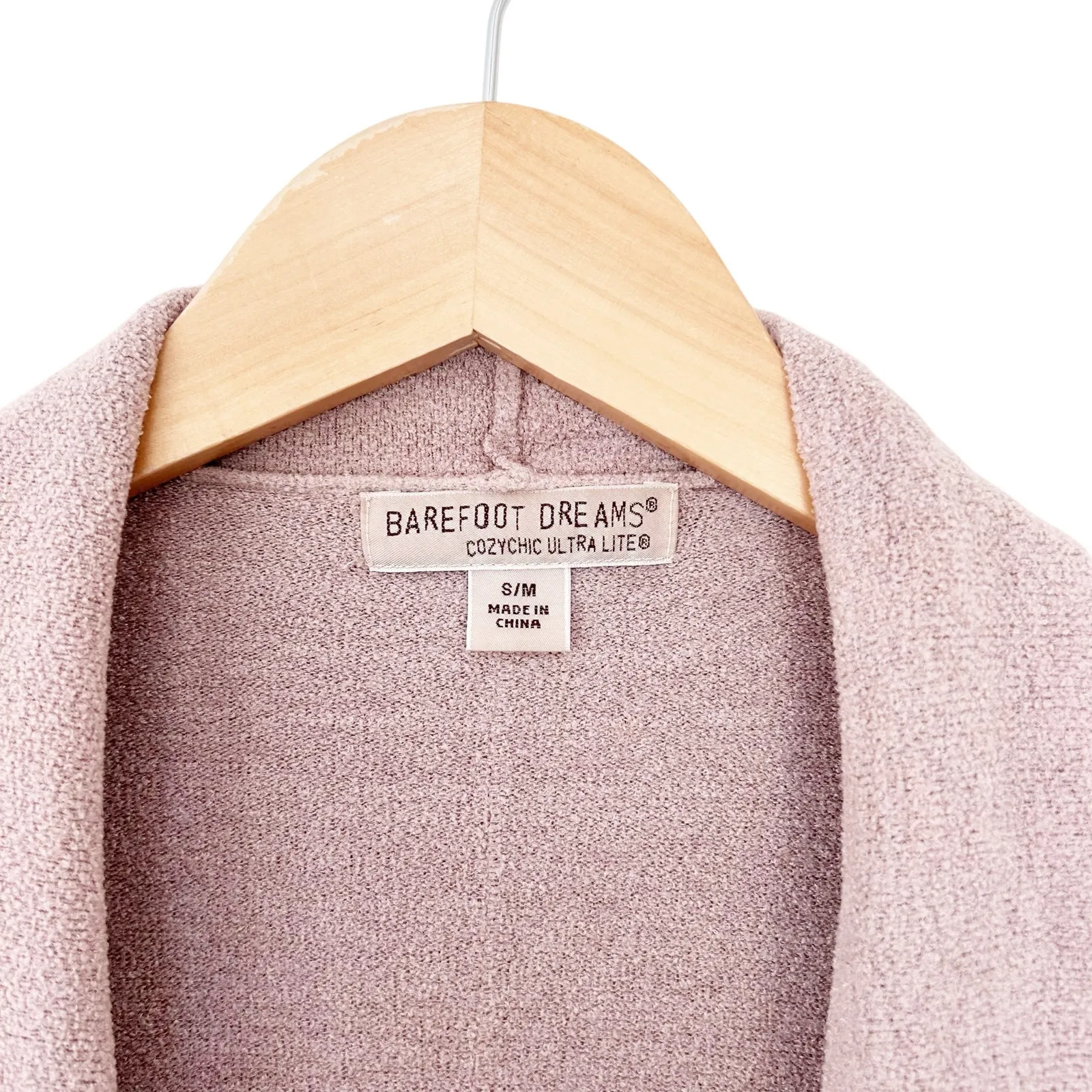 Barefoot Dreams Cozychic Ultra Lite Tan Cardigan Sz S/M - Image 2