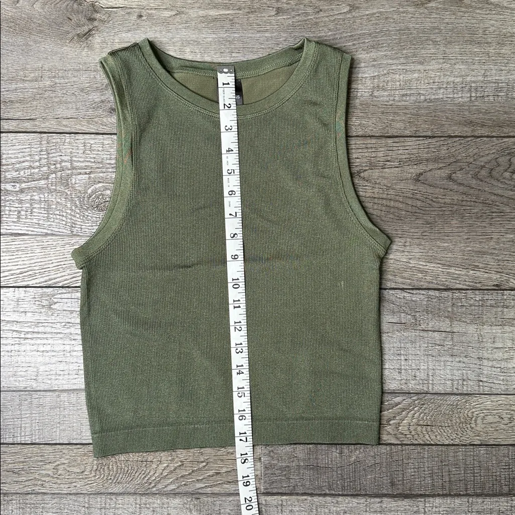 Express Tops - Light Blue and Olive Green - Image 8