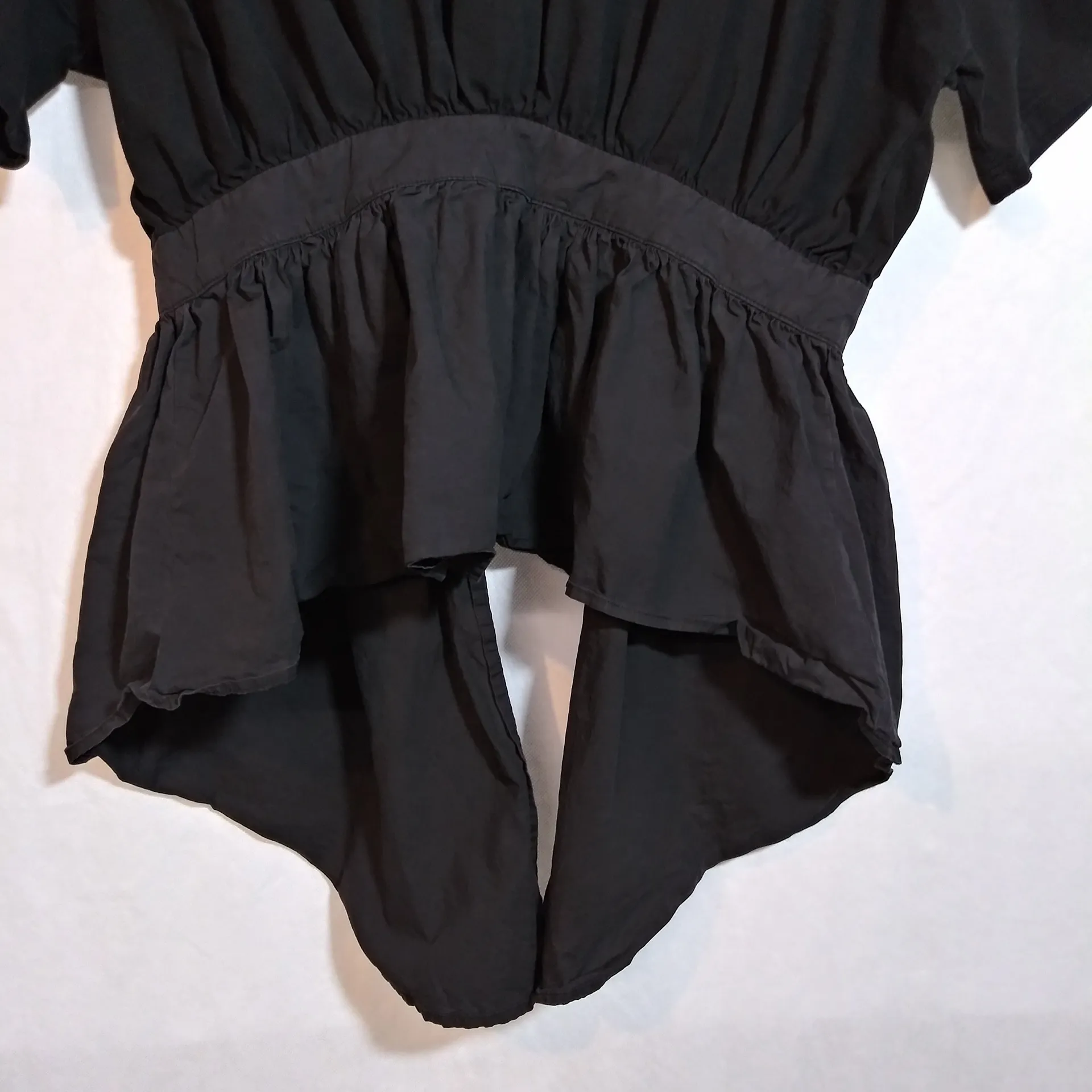 J. Brooks Jamela High Low Empire Waist Black Top Contemporary Size L Size L - Image 5