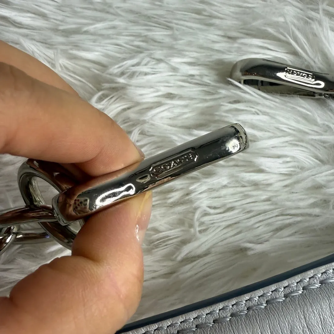 Coach  Gray Shoulder Replacement Strap - Image 6
