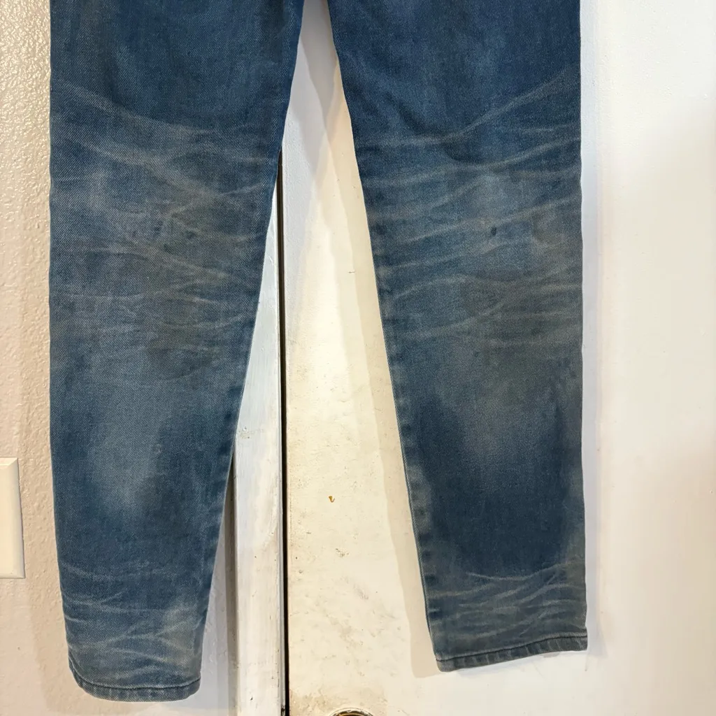 Diesel Jeans D-Rifty Slim Low Waist 08701 Stretch 26 Distressed Aged Dirty Ugly - Image 5