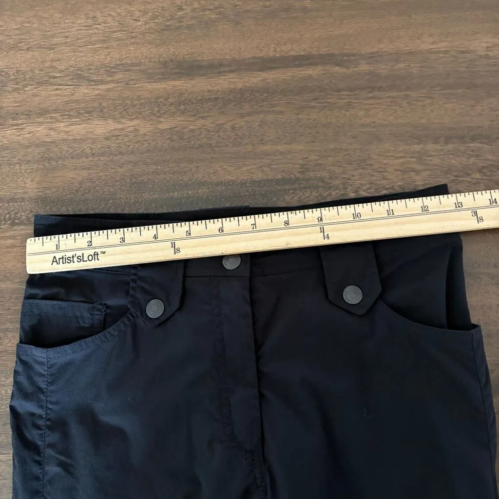 Anatomie Black Lightweight Stretch UVA protection Travel Pants size S Gorpcore - Image 7
