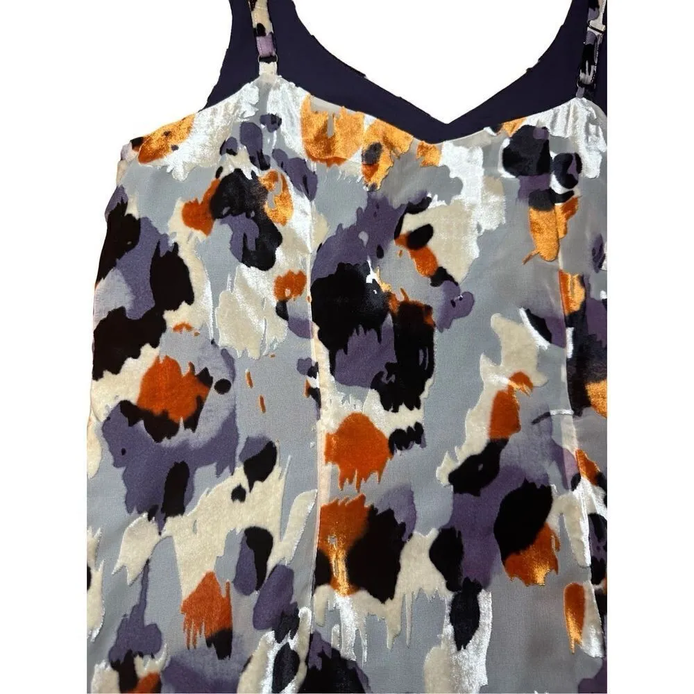 Cabi Radiant Velvet Burnout Mini Dress Floral Sz XS - Image 10