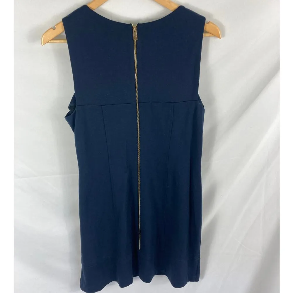 Vince Camuto Navy Stretch Sleeveless Dress Size 12 - Image 6