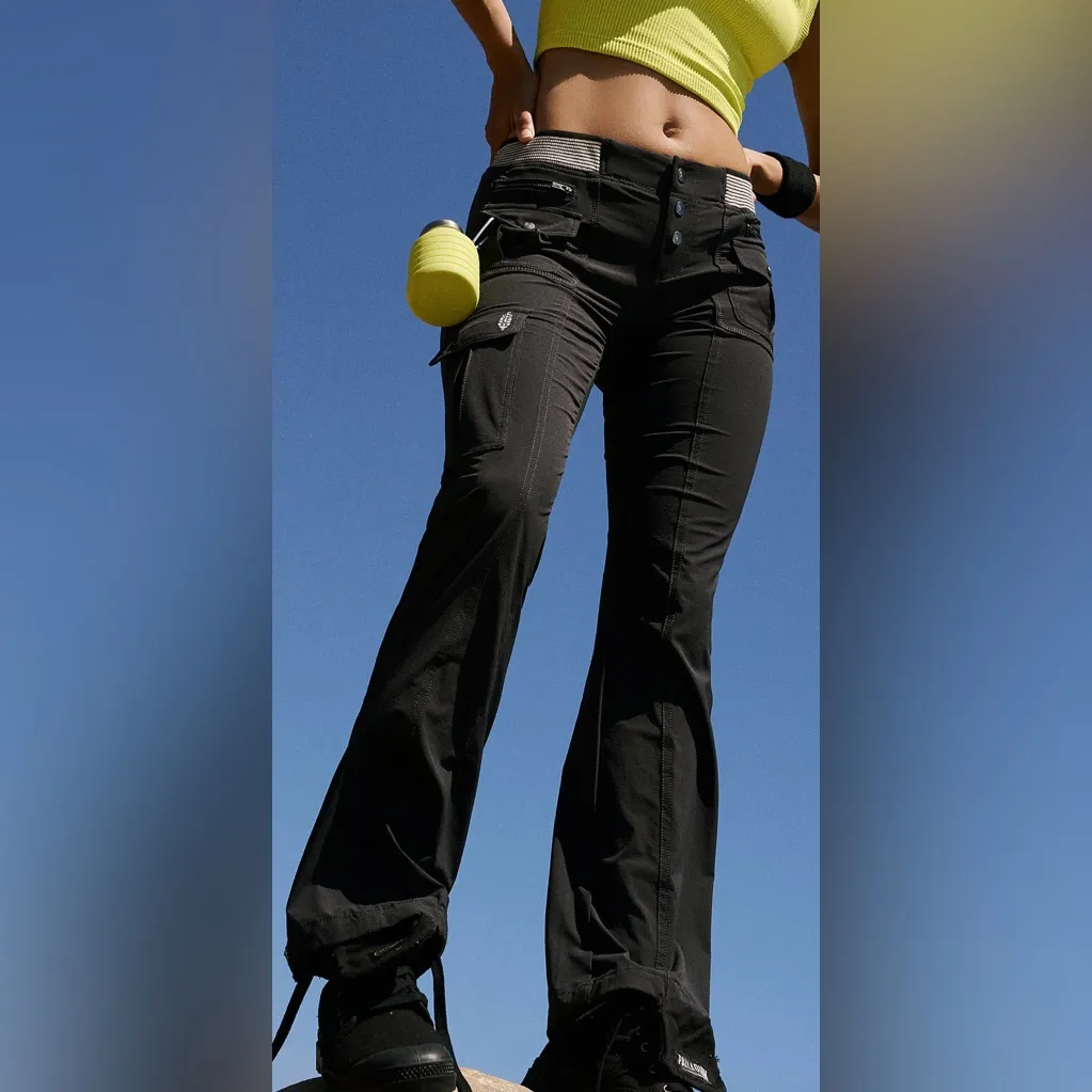 FP movement Free People Cascade Flares black Small new sold out style 78256773 - Image 2