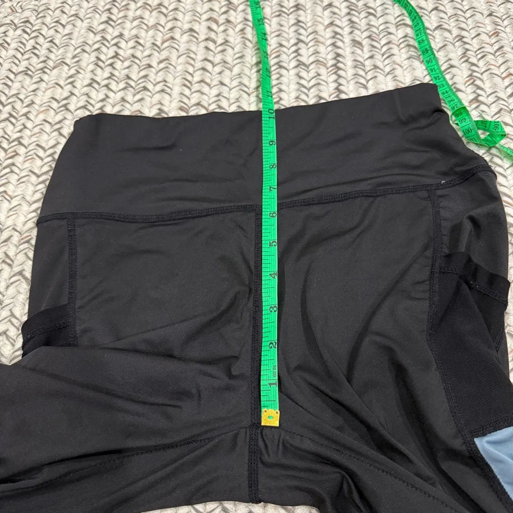 SheIn  Black and Teal Workout Leggings - Image 7