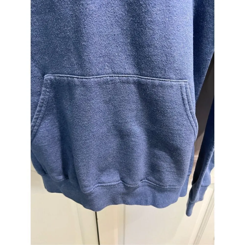 Vintage Ron Jon Surf Shop Small Hoodie Blue Life in the Slow Lane Beach - Image 2