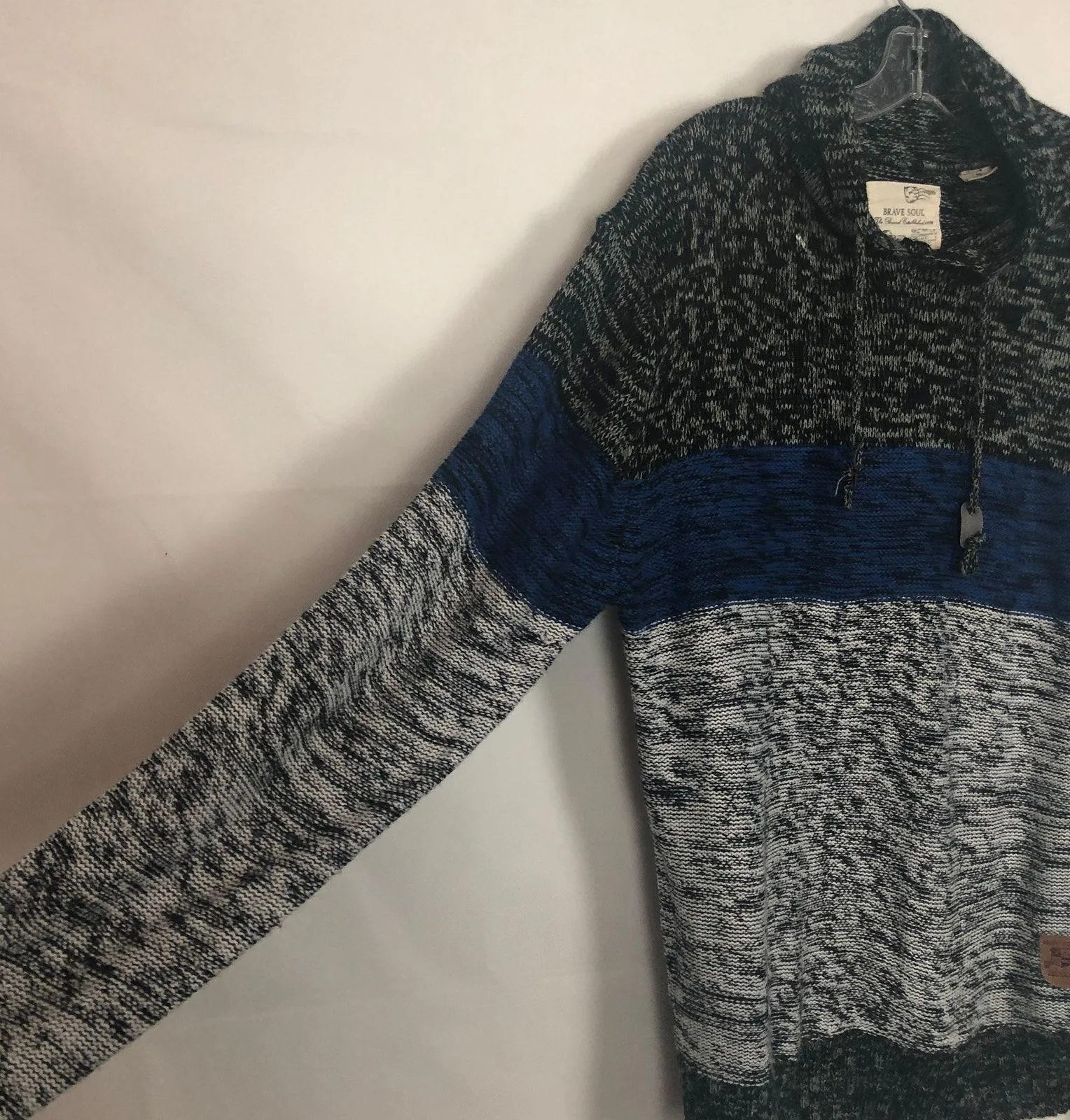 Brave Soul Women's Hooded Tunic Sweater Medium Bohemian Free-Spirited Streetwear - Image 6