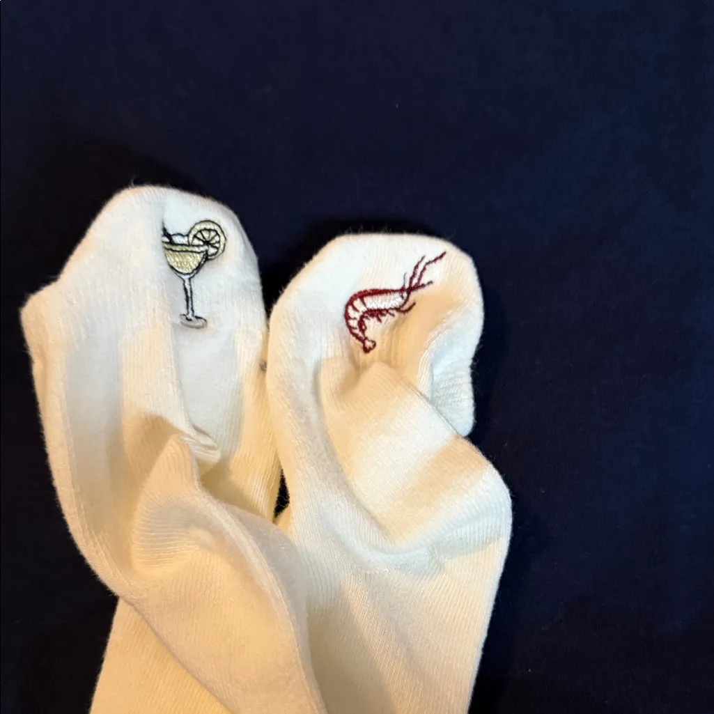 Aerie Cream Casual Socks - Image 4