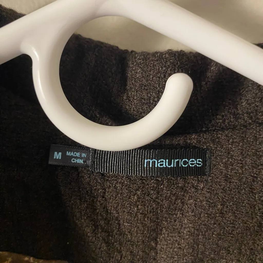 Maurices Brown Blazer with floral lining. Medium - Image 3