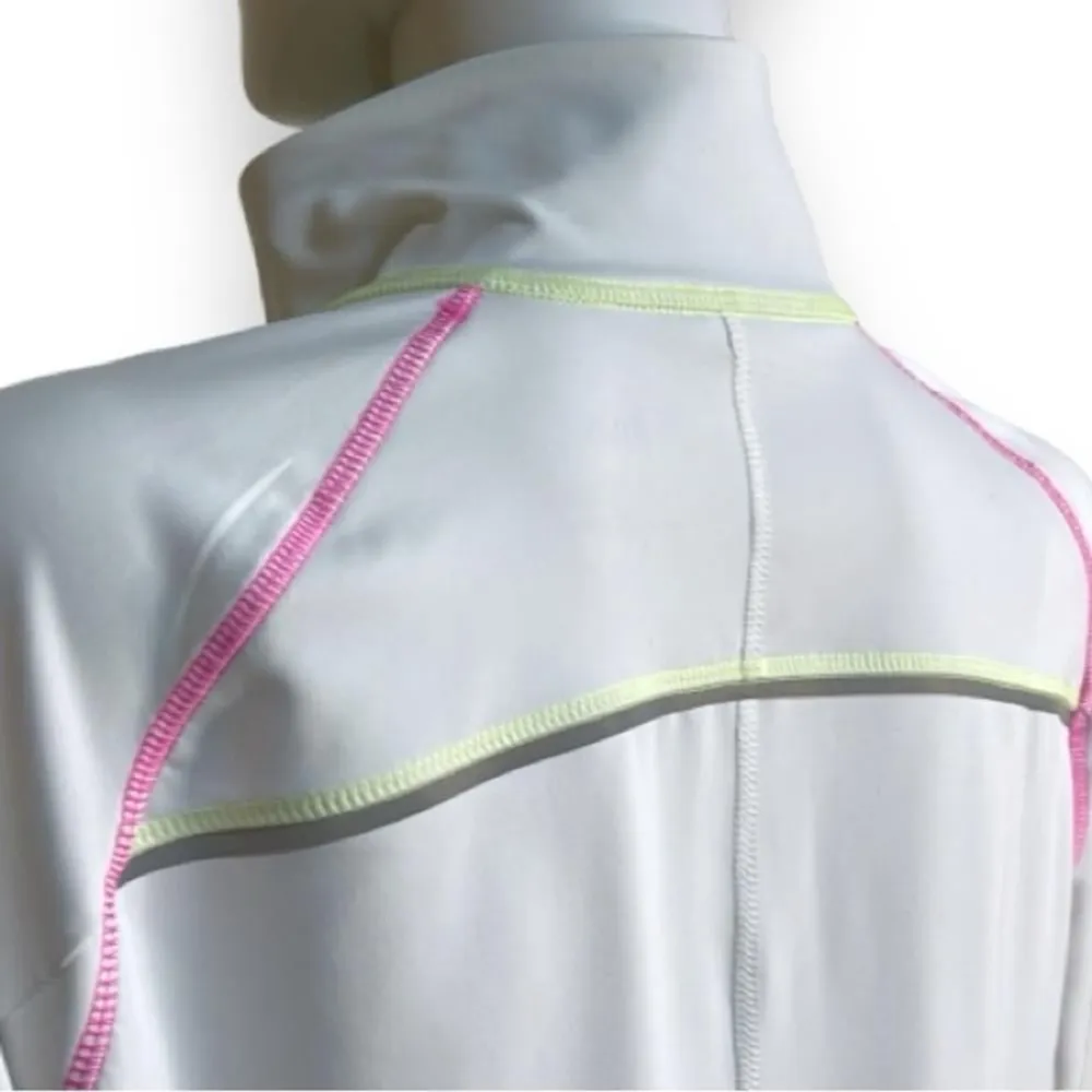 FILA Sport Full Zip Women’s Size XXL White with Neon Details - Image 5
