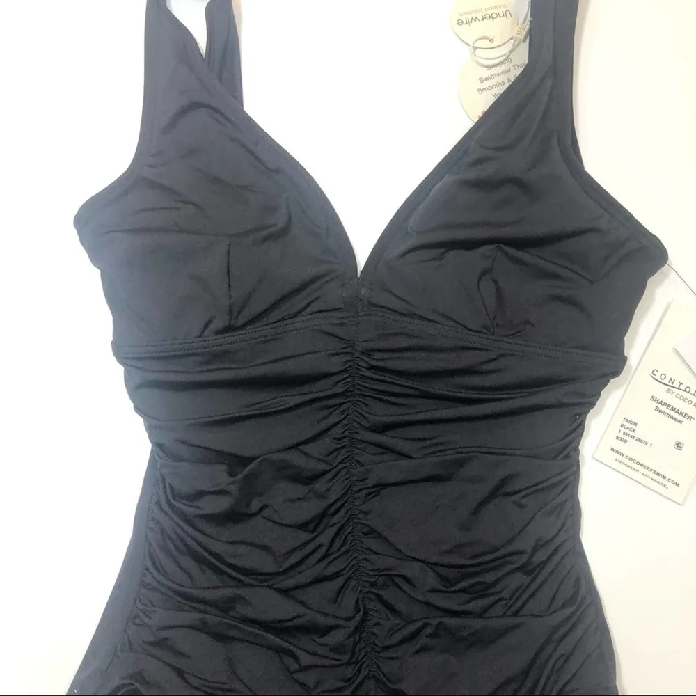 Coco Reef KEEPSAKE RUCHED black swim ONE-PIECE - Image 4