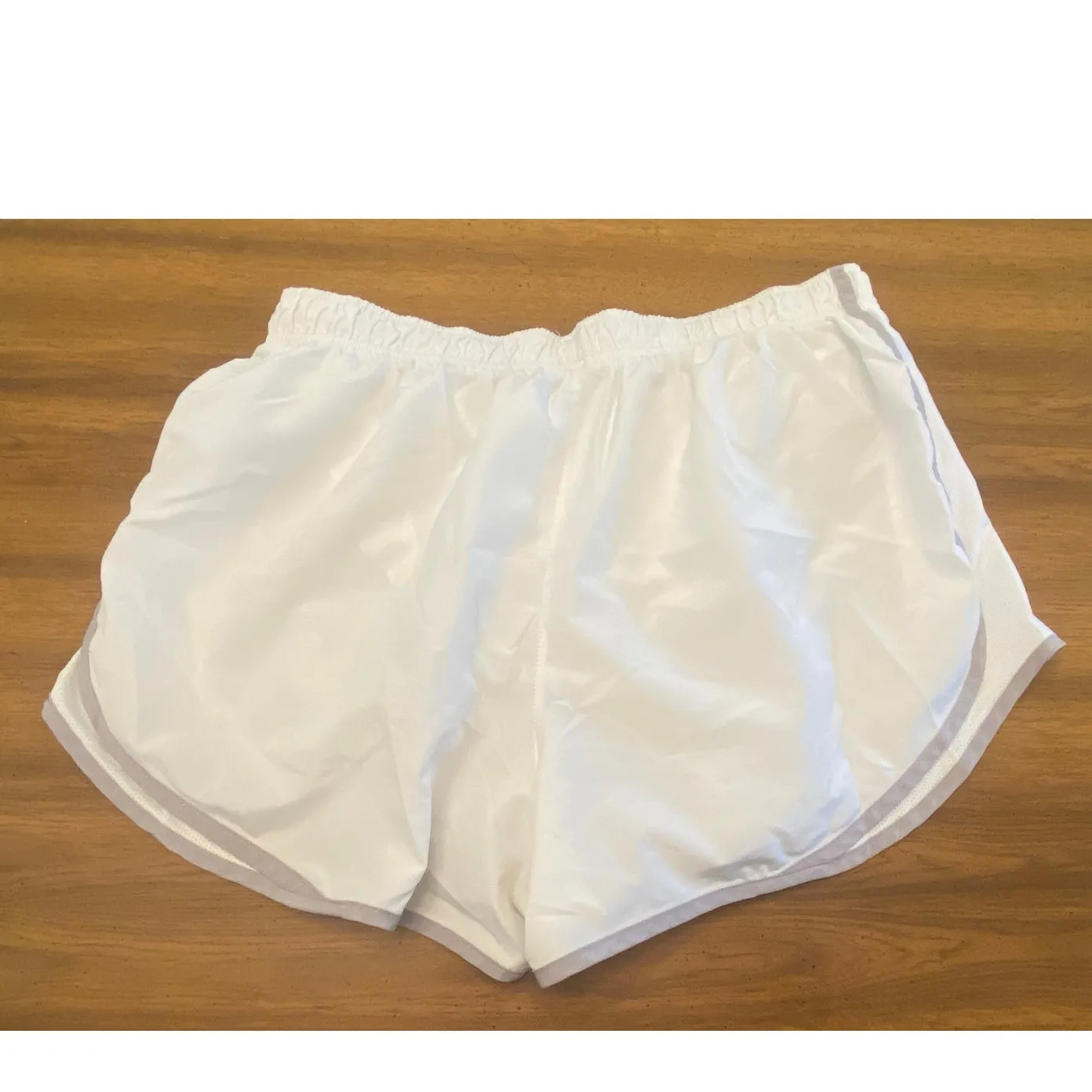 Nike Dri-FIT White Running Shorts Built-In Liner Women’s XL Training Gym Workout - Image 2