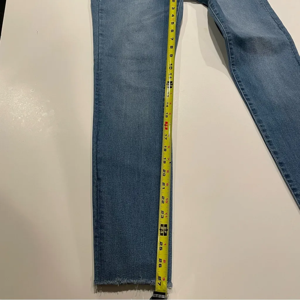 True Religion Halle High Rise Super Skinny Denim Jeans Women’s 31 Blue Med Wash - Image 8