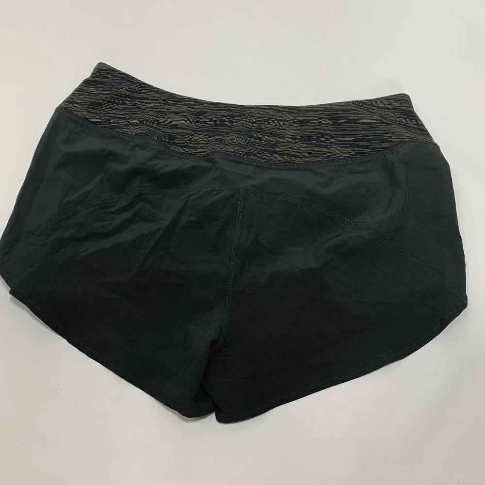 CRZ Yoga Women's Elastic Waist Lightweight Workout Shorts Black Size 12 - Image 3