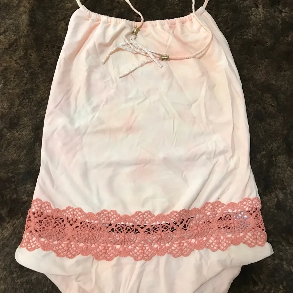 Blue Life Desert Sun One Piece Bathing Suit in Mango - Image 4