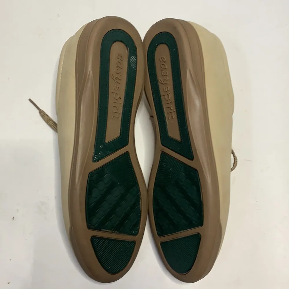 Easy Spirit Women Tan API Walking Comfort Lace Shoe Leather Sneaker S-032 Sz 10 - Image 7