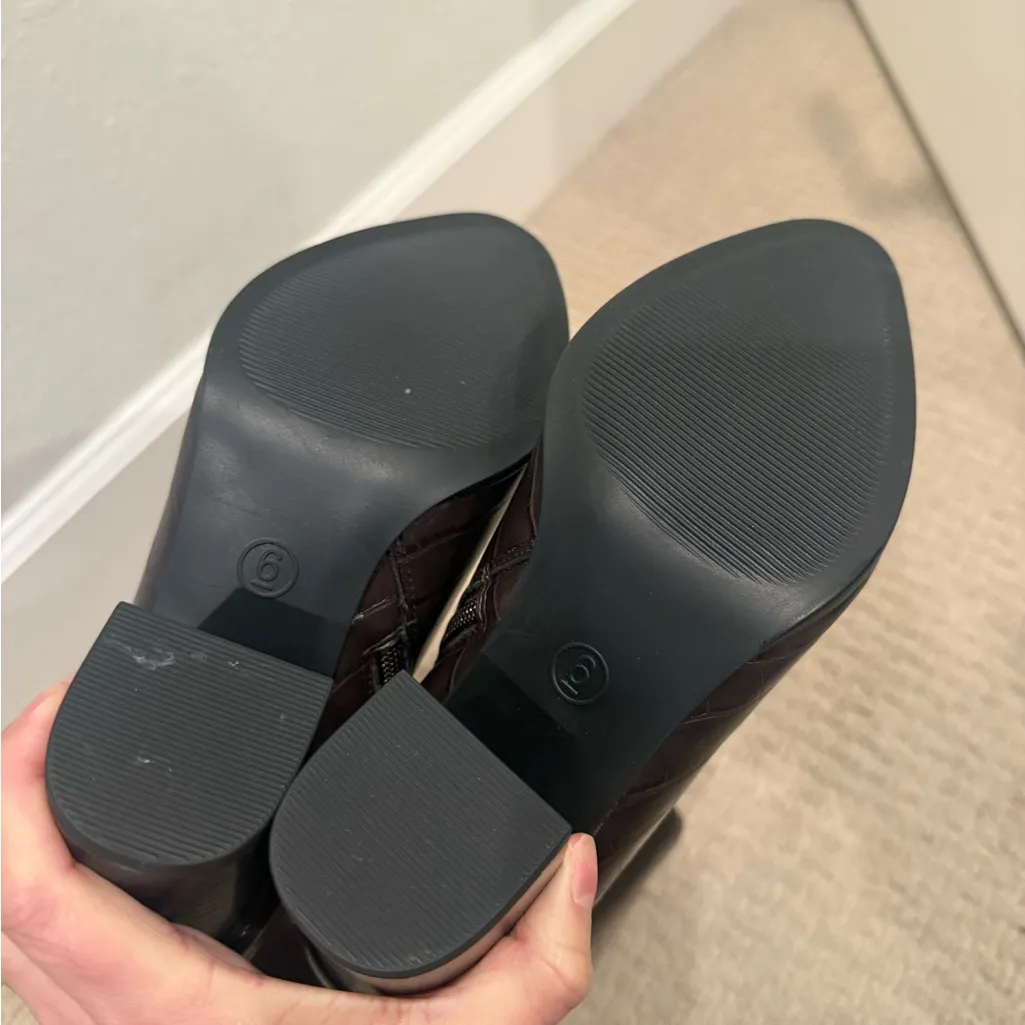 TARGET A NEW DAY Women’s Cairo Boots size 6 Brown with Memory Foam Insoles NWOT - Image 7