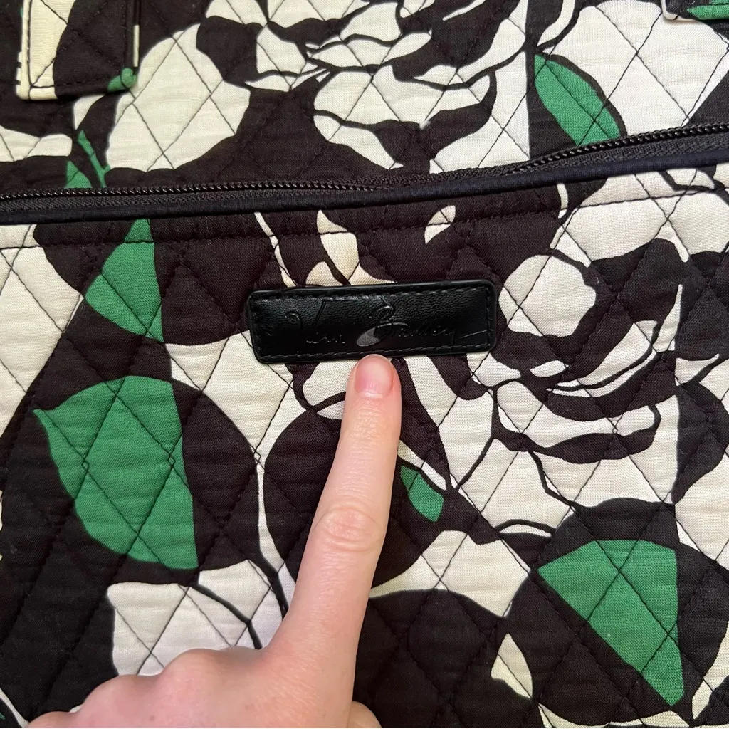 Vera Bradley Performance Twill Grand Weekender Travel Bag in Imperial Rose - Image 3