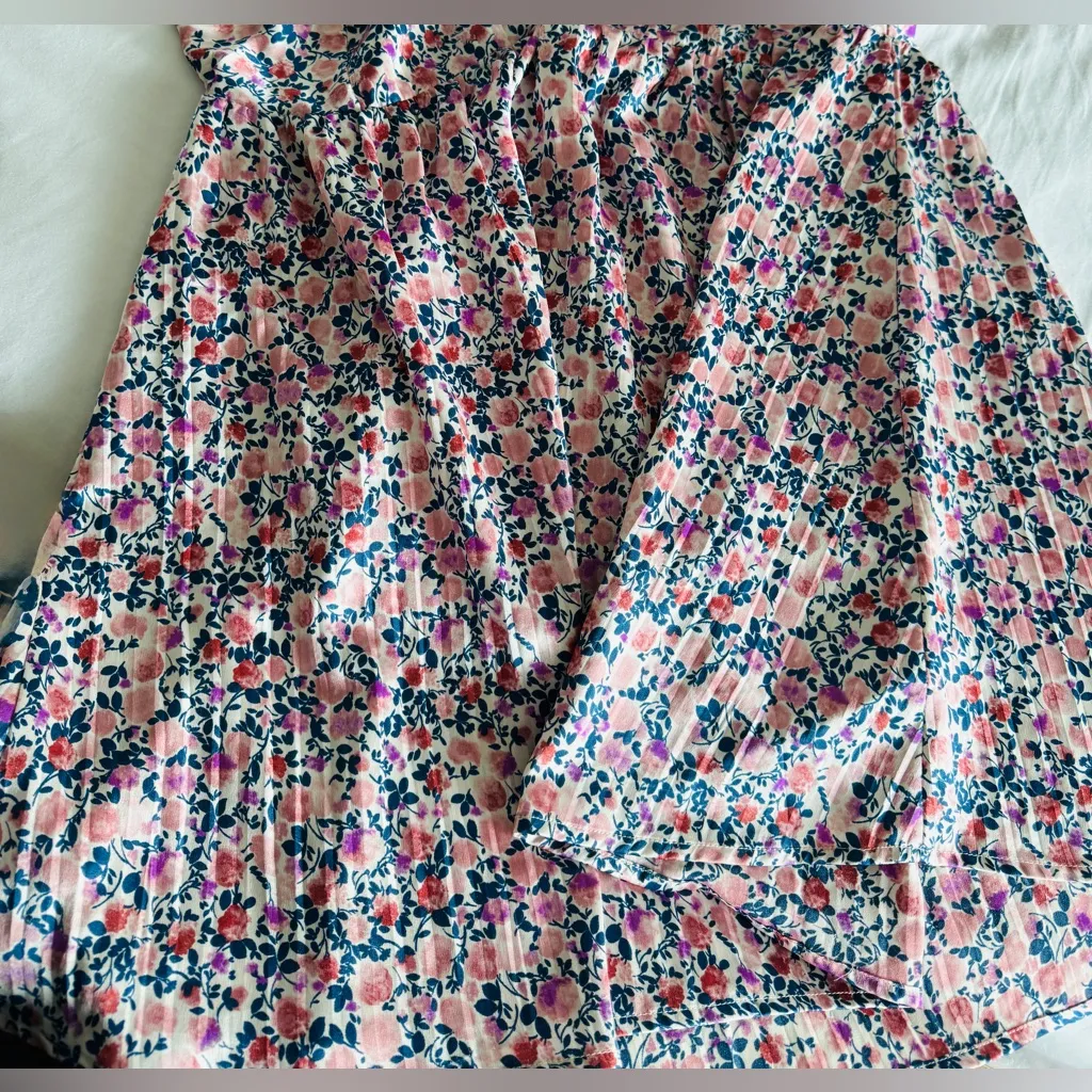 Lulus Express Yourself Floral Satin Babydoll Mini Dress Blush Pink Size Small - Image 12