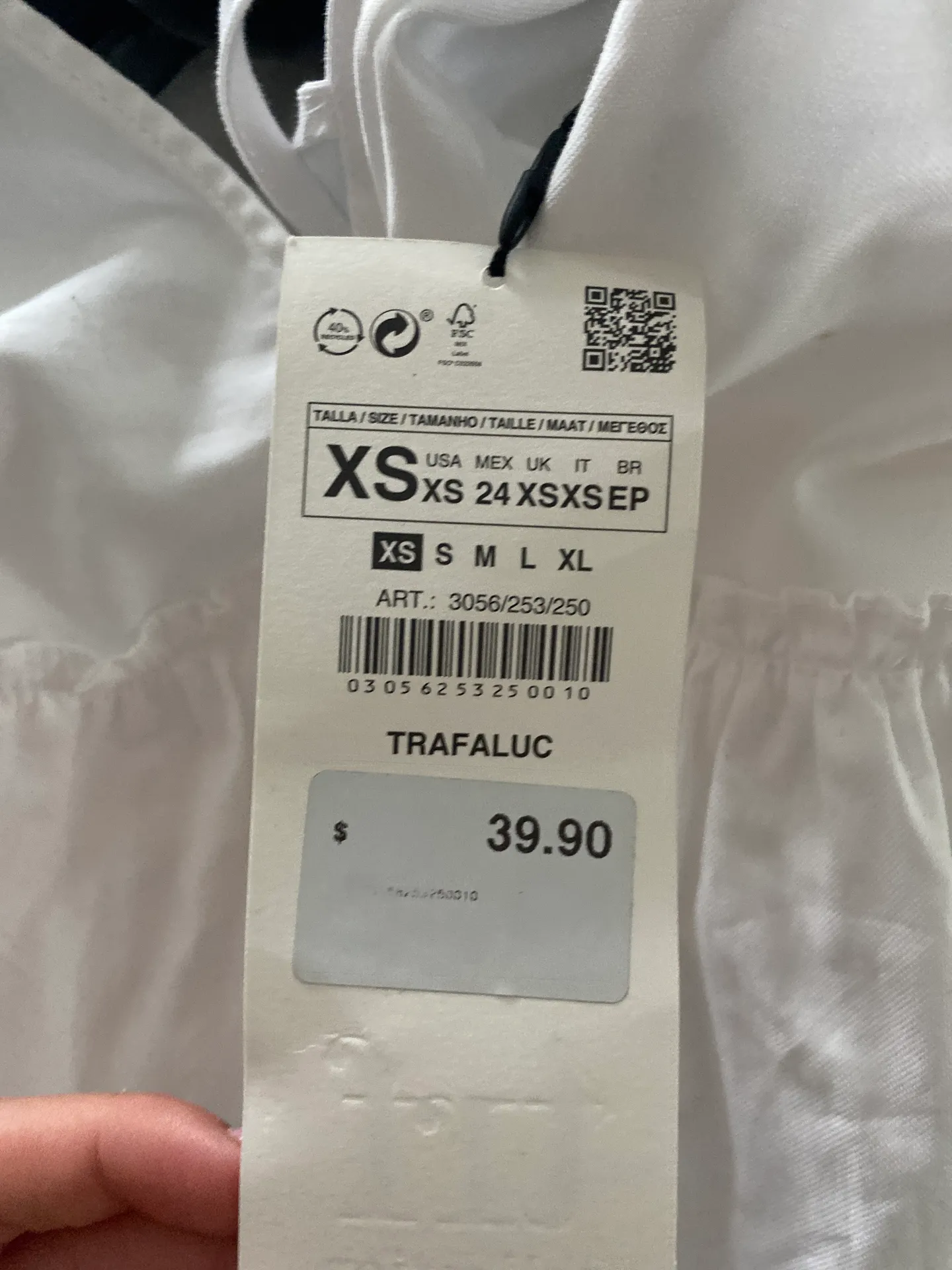 ZARA white  top - Image 3