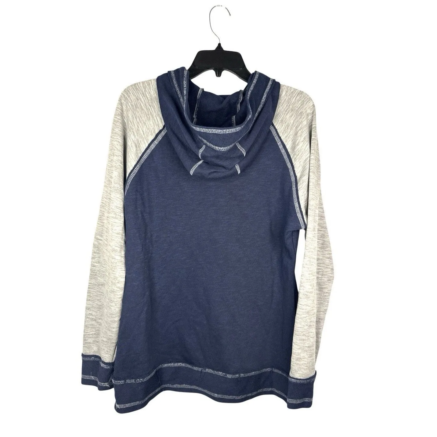 NHL Nashville Predators Women’s Hoodie Blue Gray Long Sleeve Majestic Medium - Image 4