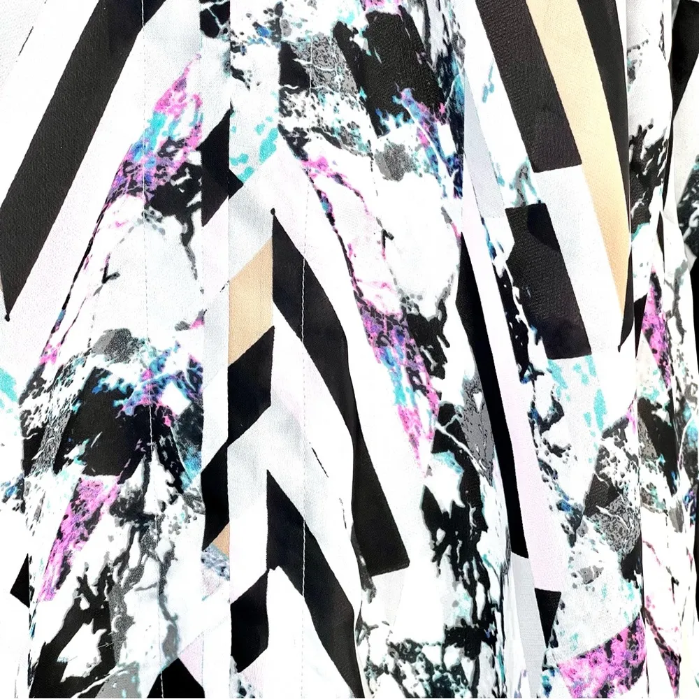 Jennifer Lopez long sleeve blouse with V cut out back button cuff sleeves - Image 6