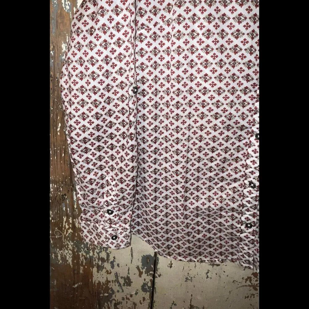 Seven Button down shirt size Medium White - Image 4