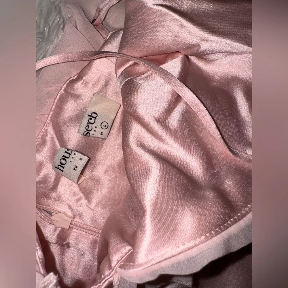 NWOT House of Cb Amaris Ballerina Pink Baby Doll Mini Dress sz Large - Image 6