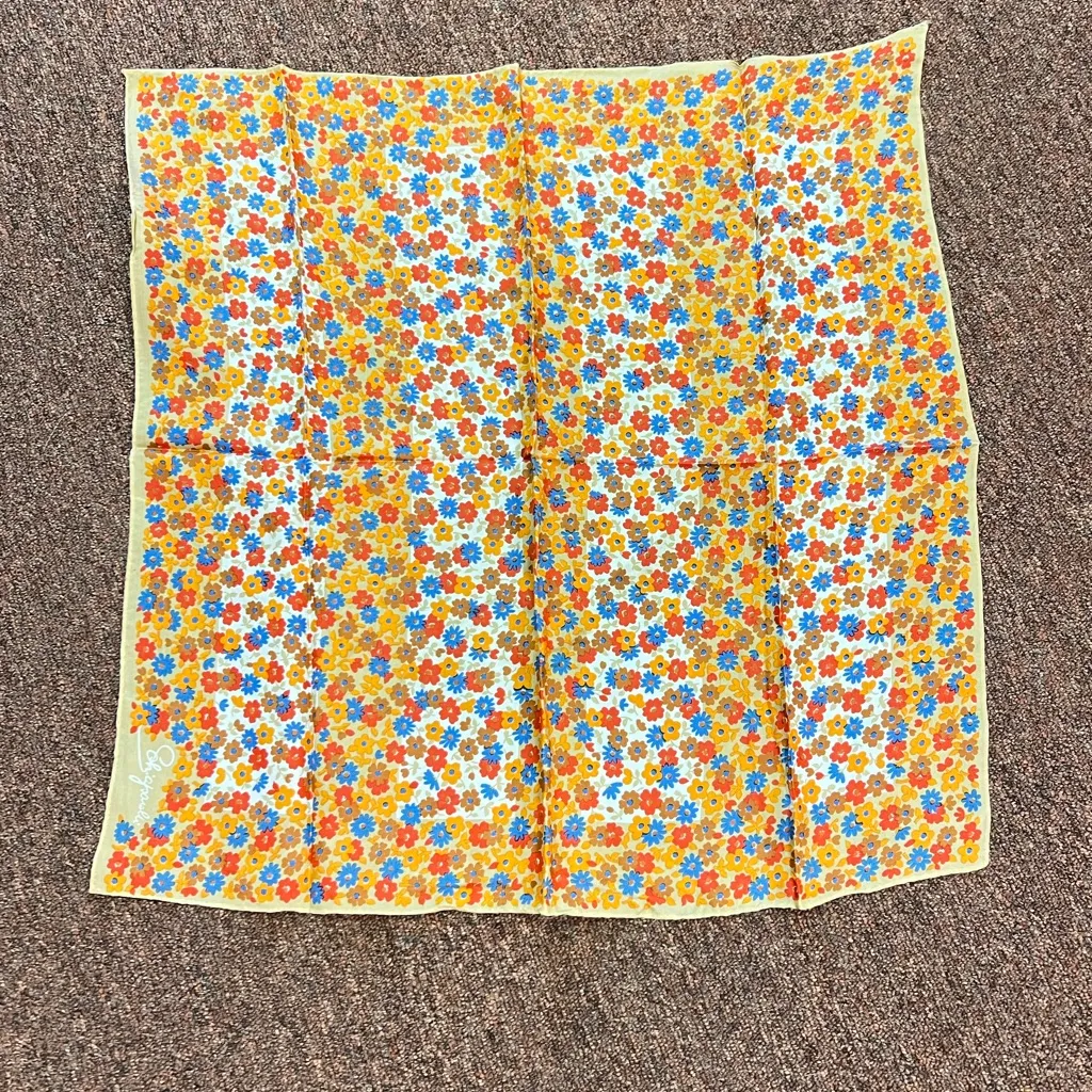 Schiaparelli Vintage Scarf Tan - Image 4