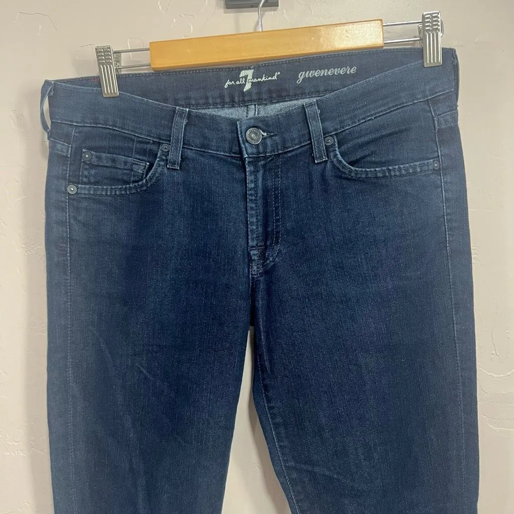 7 For All Mankind Women's Gwenevere Skinny Mid Rise Jeans - Image 3