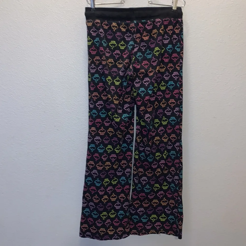 SO  Intimates black neon cupcakes pajama pants - Image 4