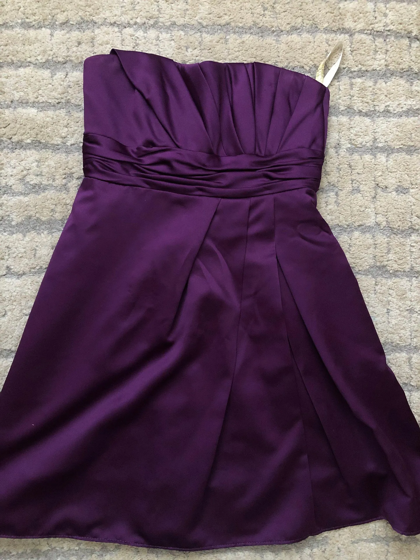 Purple Prom Dress With Pockets - Image 2