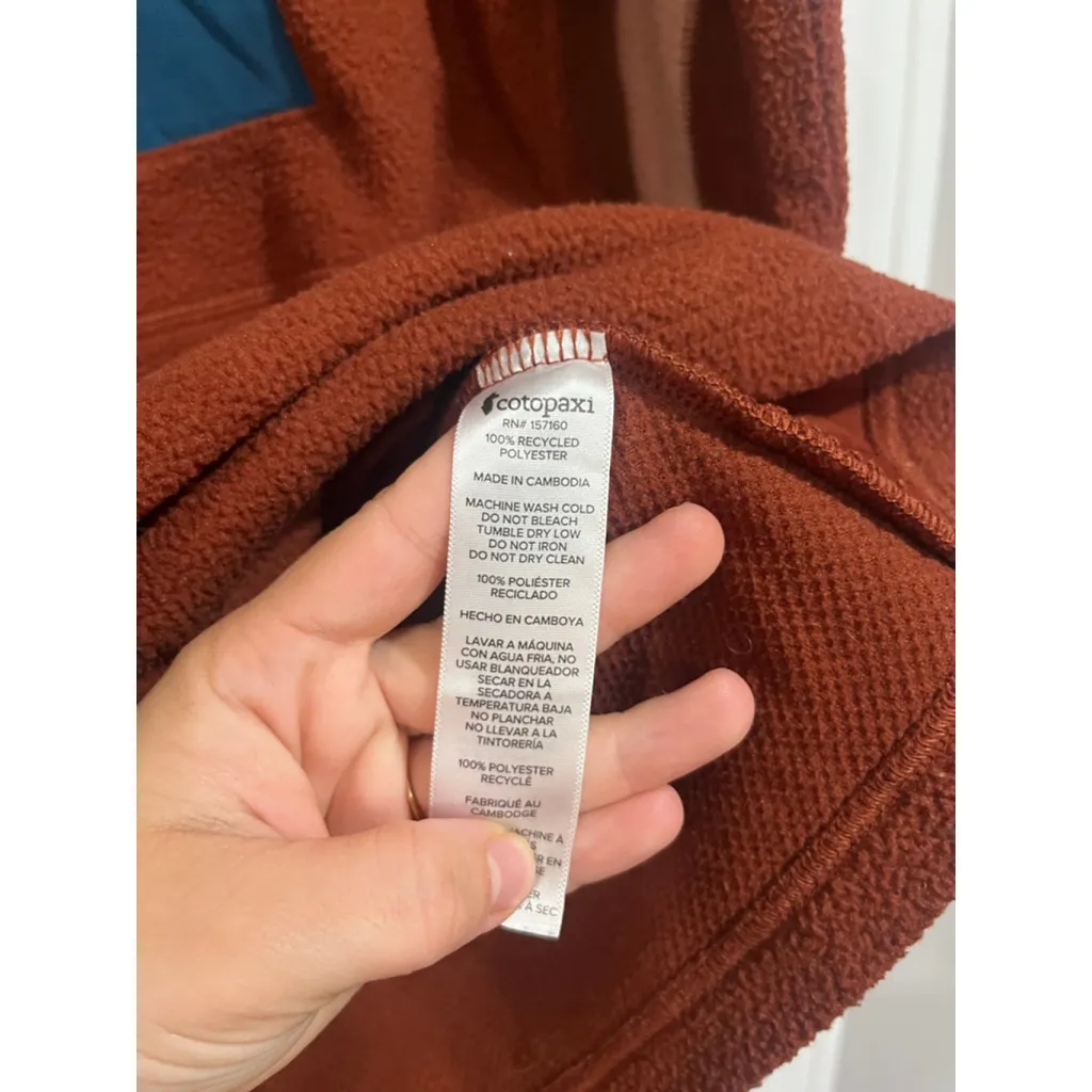 Cotopaxi Women's Multicolor Abrazo Half Zip Fleece Jacket Size XS - Image 4