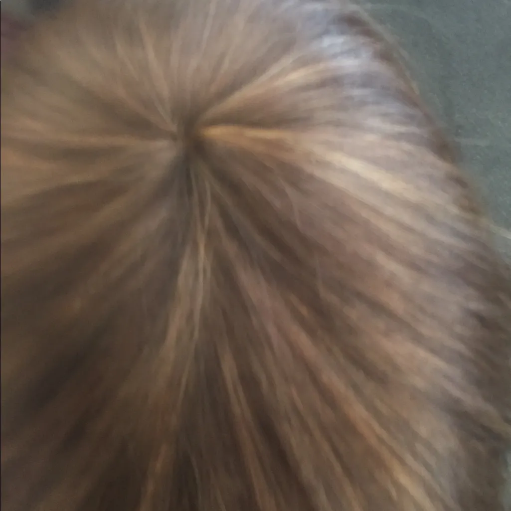 Wig 100% Human hair New short bob style wig bangs Brown - Image 3