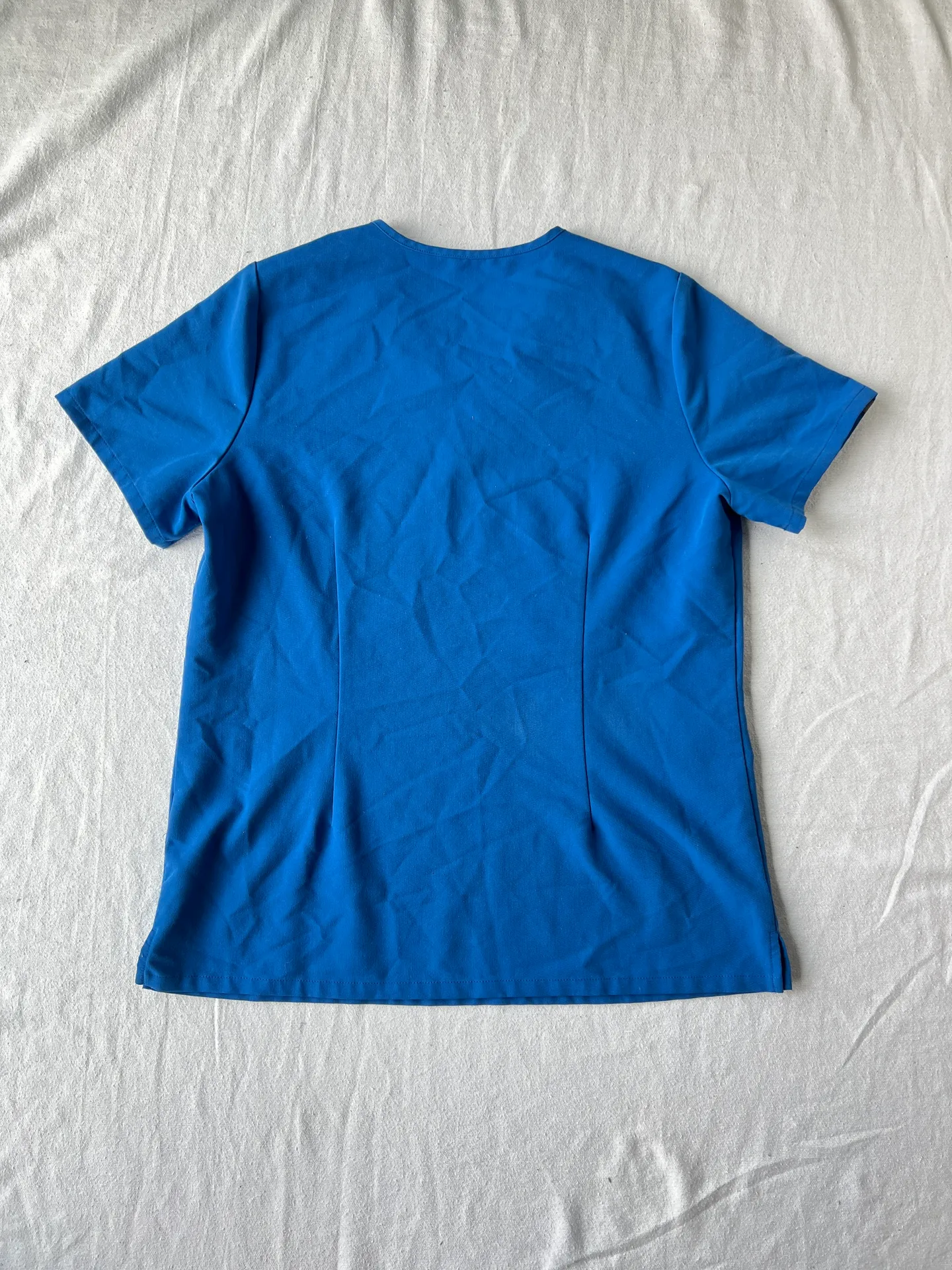 Catarina One-Pocket Scrub Top In Royal Blue - Size M - Image 5