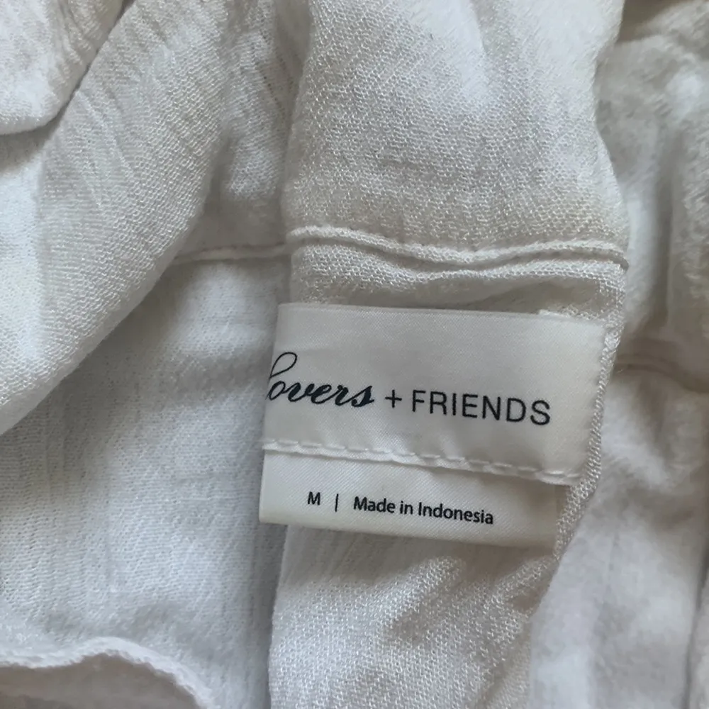 Lovers + friends white button front shirt - Image 4