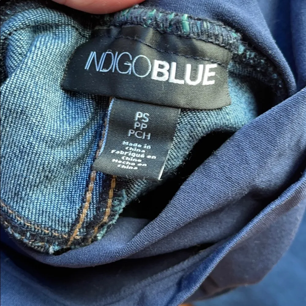 Indigo Blue Maternity Jeans - Image 4