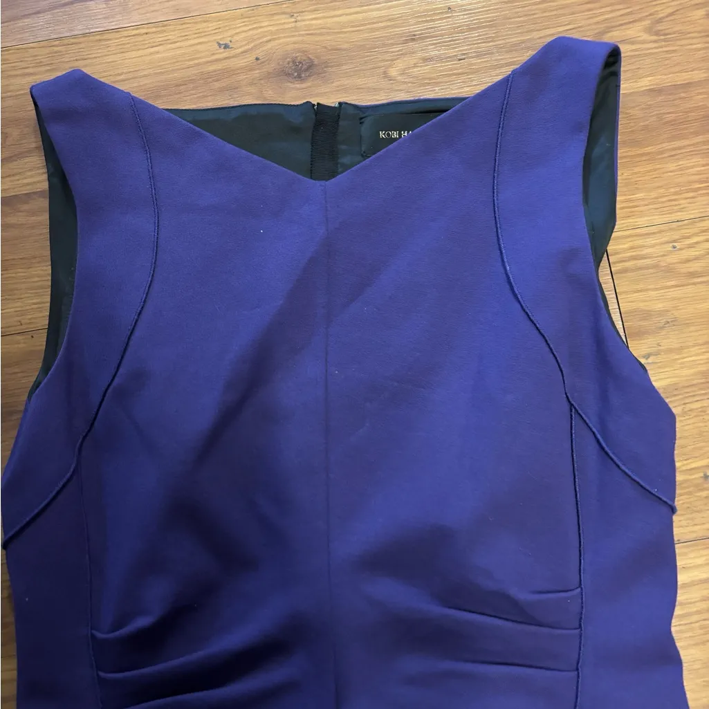 Kobi Halperin Deep Purple Mini Dress Size 10 - Image 3