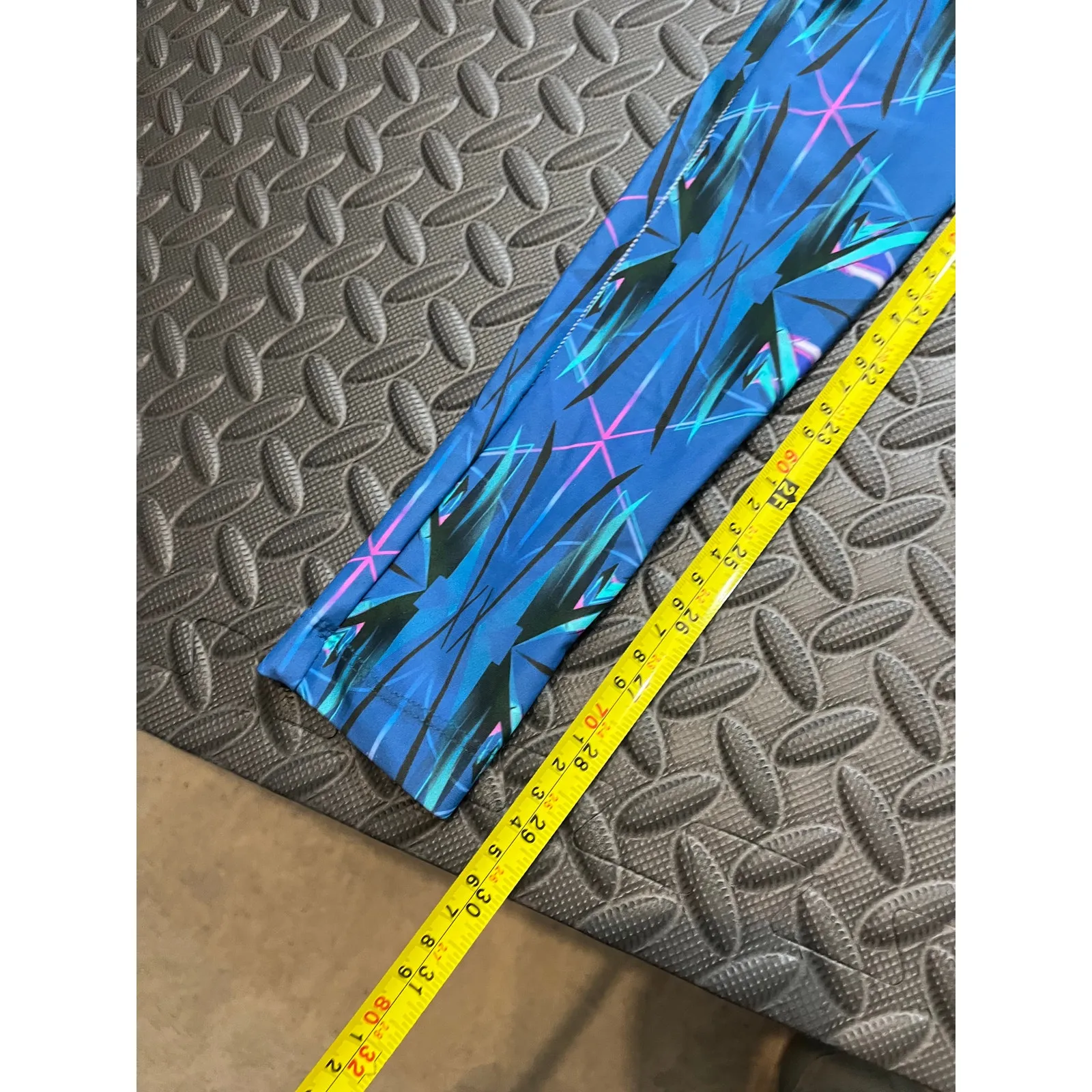 Daughters of Culture Soul Patch Leggings Blue Geometric‎ Athletic Womens XS/S - Image 6