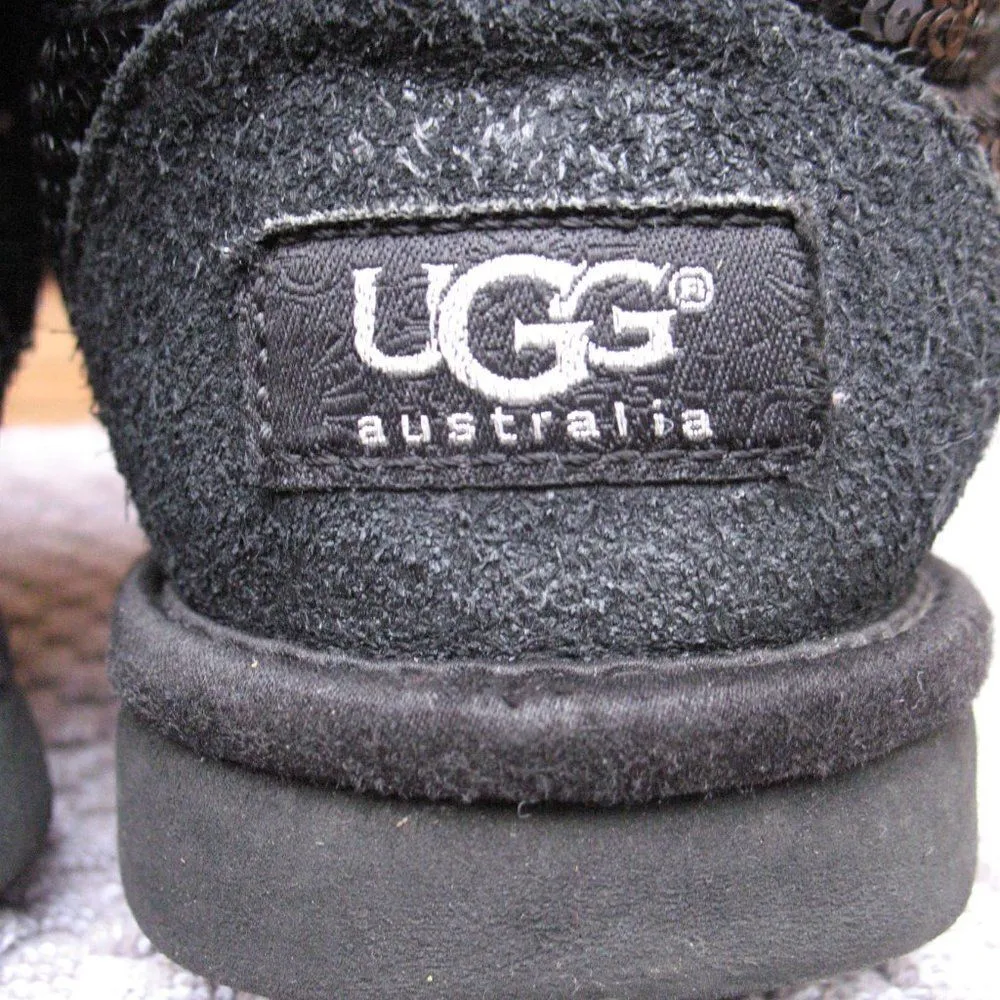 UGG Black Short Sequin Boots 7 - Image 6